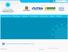 Tablet Screenshot of escenariosenergeticos.org